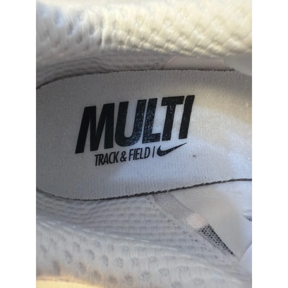 Nike Zoom Rival Multi Track Field Spikes White Black DC8749-100 Mens 8.5